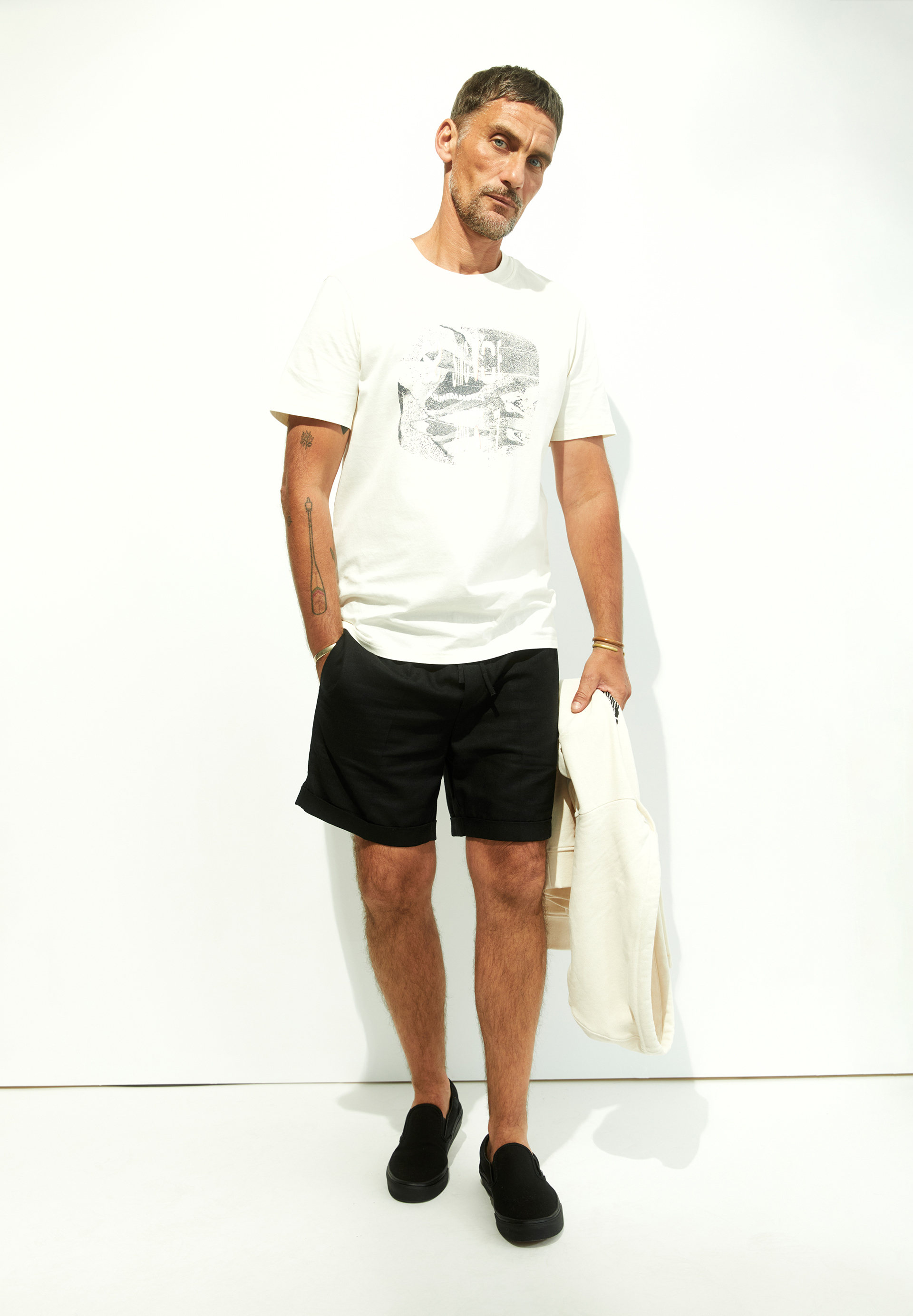 JAACQUE LINO Shorts aus Leinen-Mix