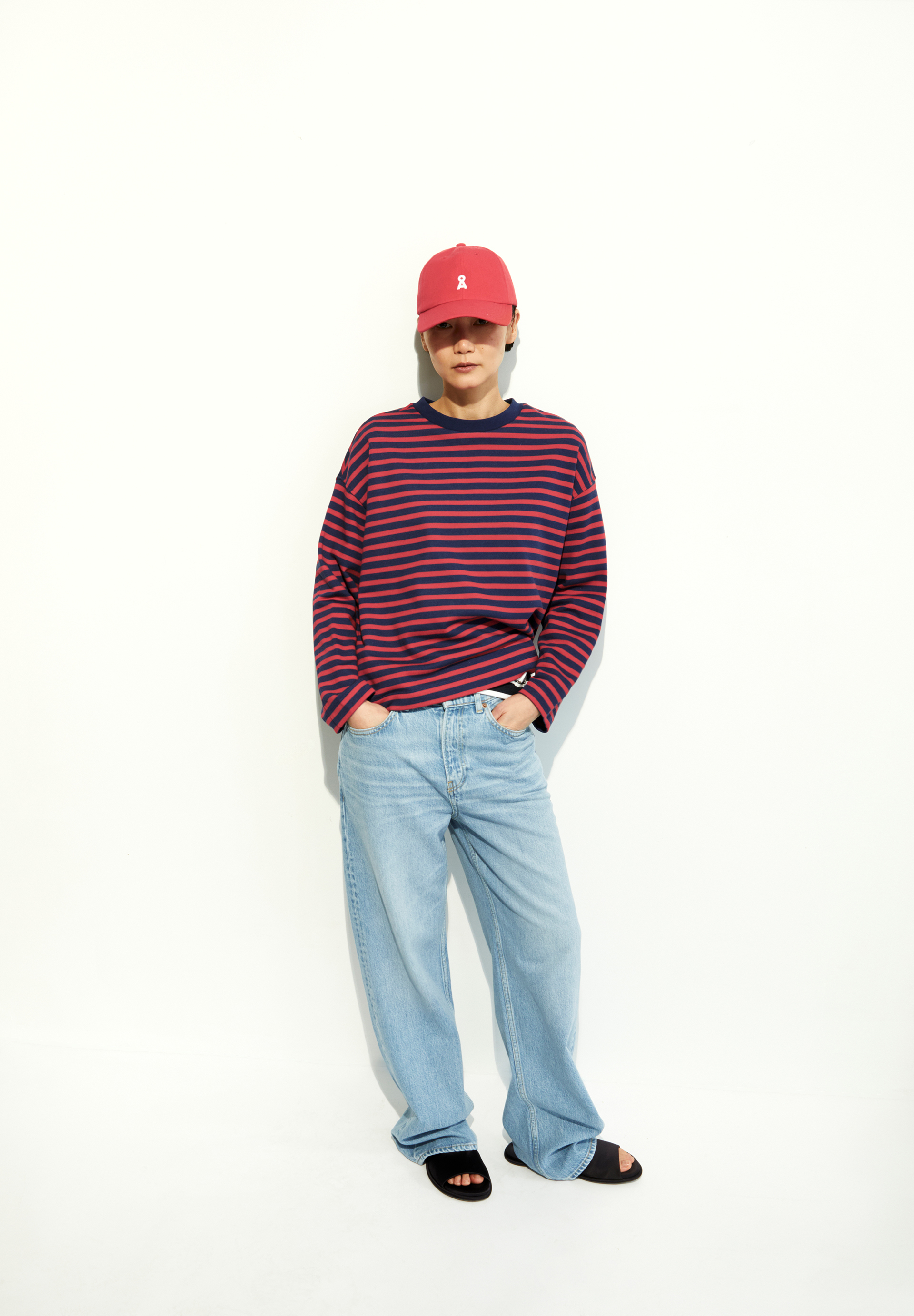 FRANKAA MAARLEN STRIPE Sweatshirt aus Bio-Baumwolle