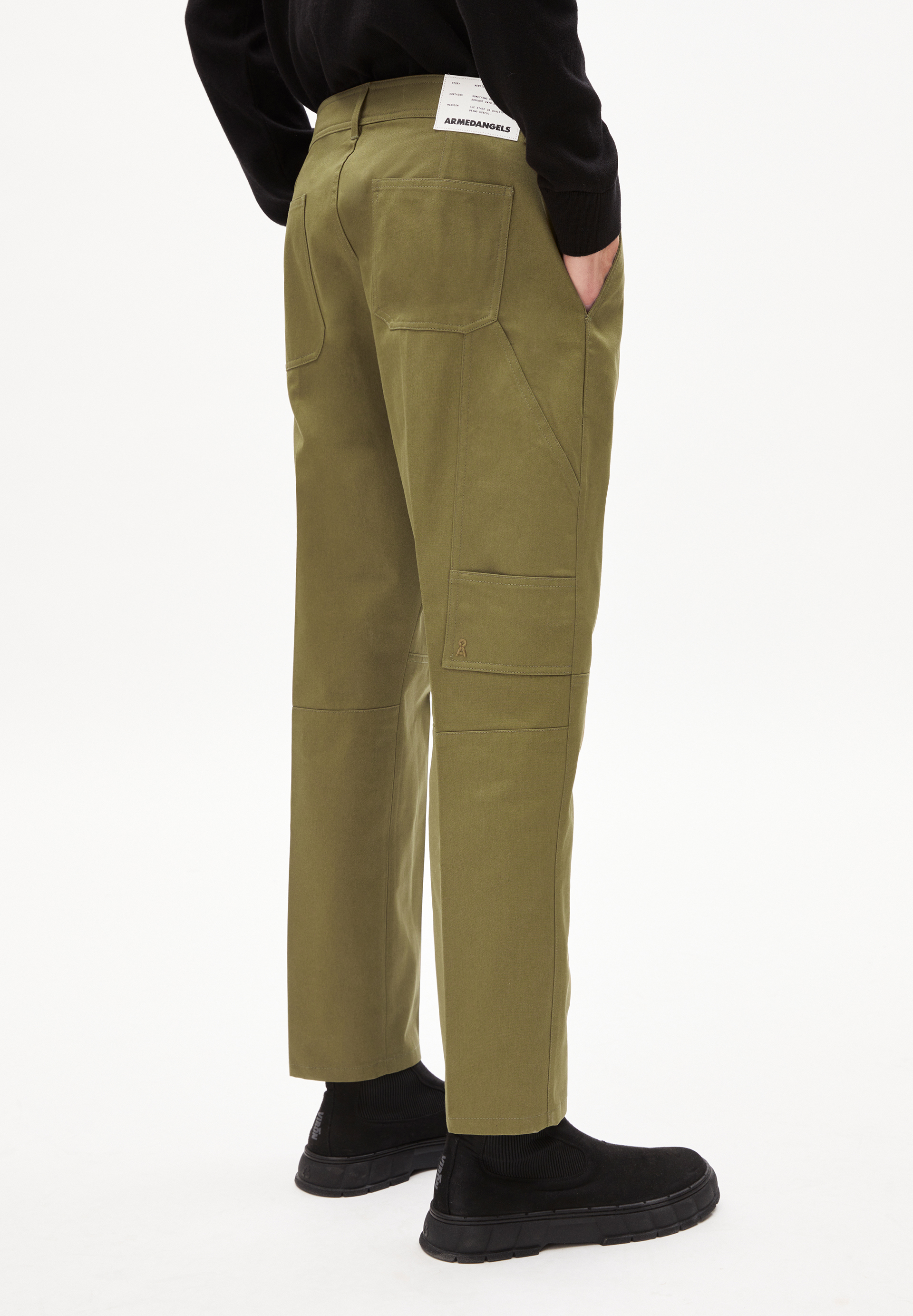 ARBEJAA Pantalon à coupe standard en coton bio