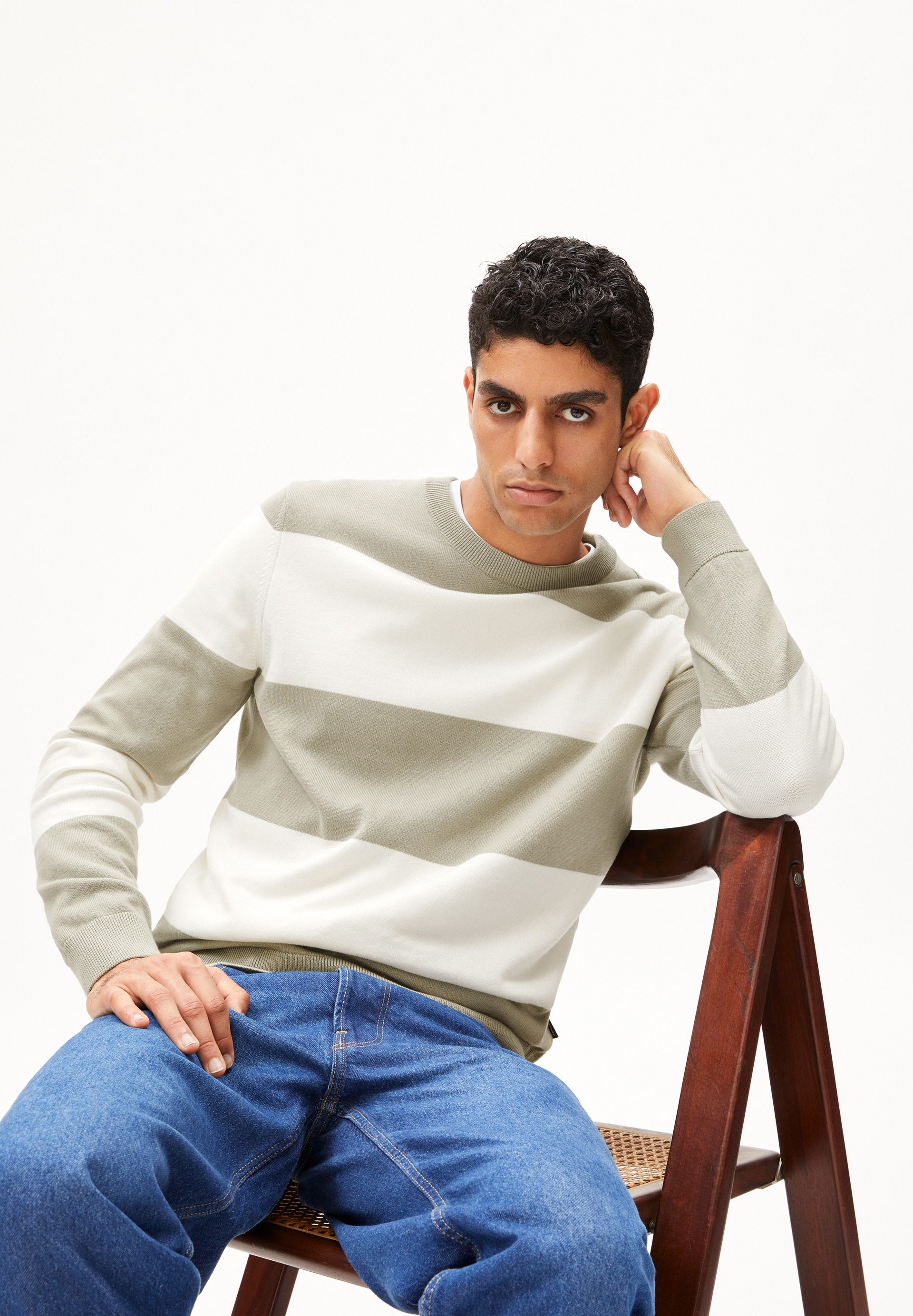 LOUKAA STRIPES Pullover aus Bio-Baumwolle