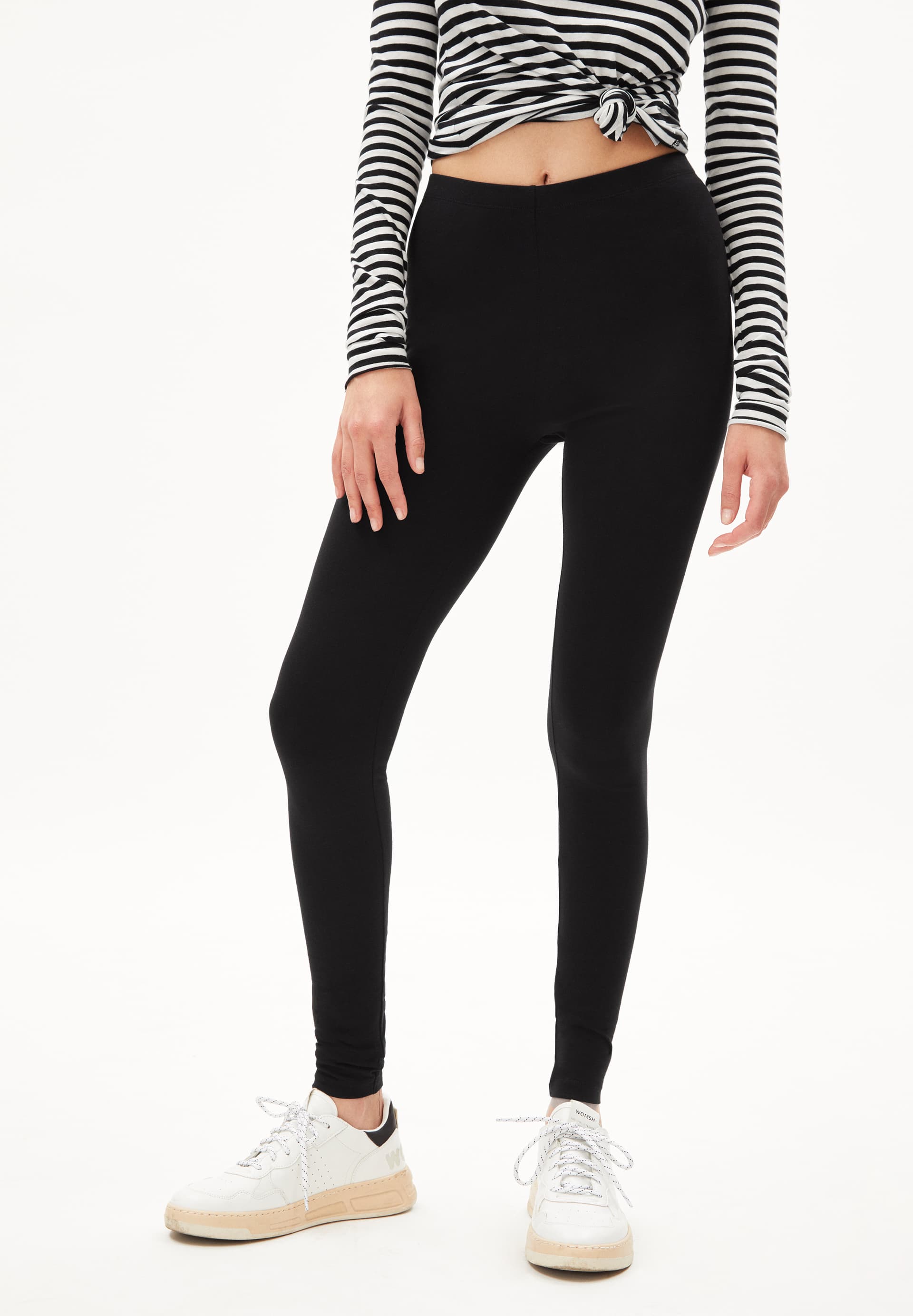 Topshop full length heavy weight legging with deep waistband in
