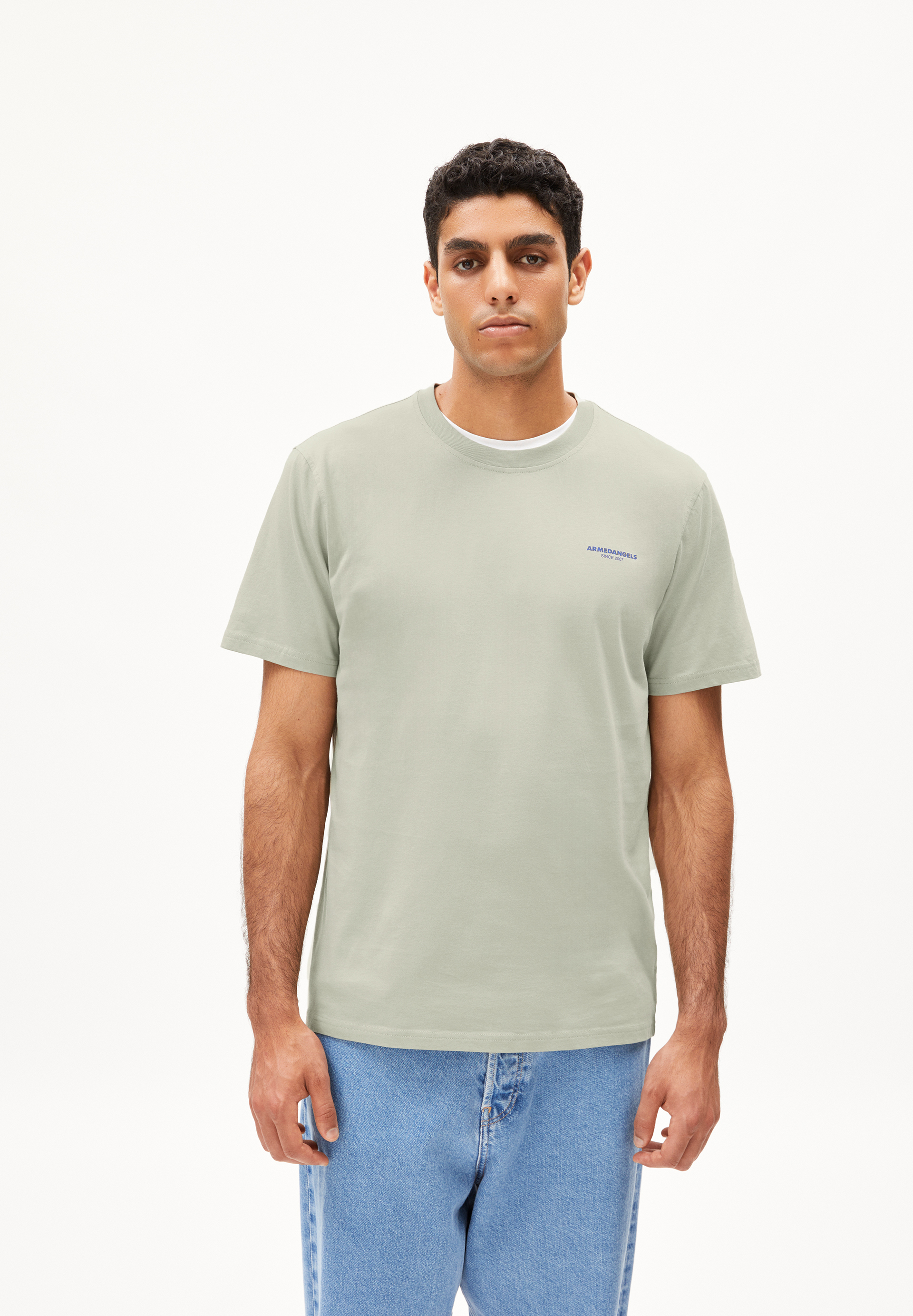 MAARKOS LIGHT SUN - Männer Relaxed Fit T-Shirt - grün