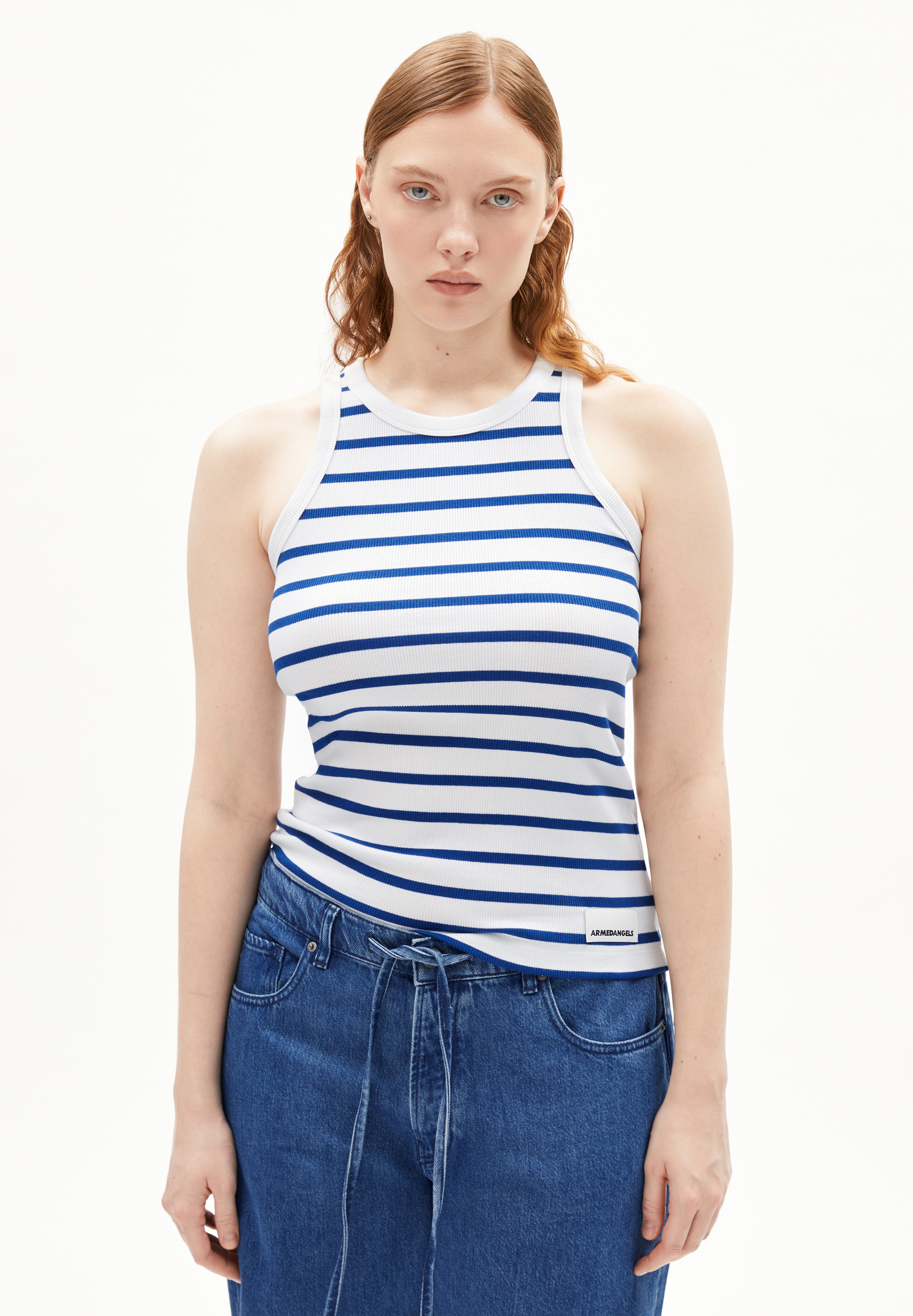 KANITAA STRIPES - Frauen Fitted Top - mehrfarbig