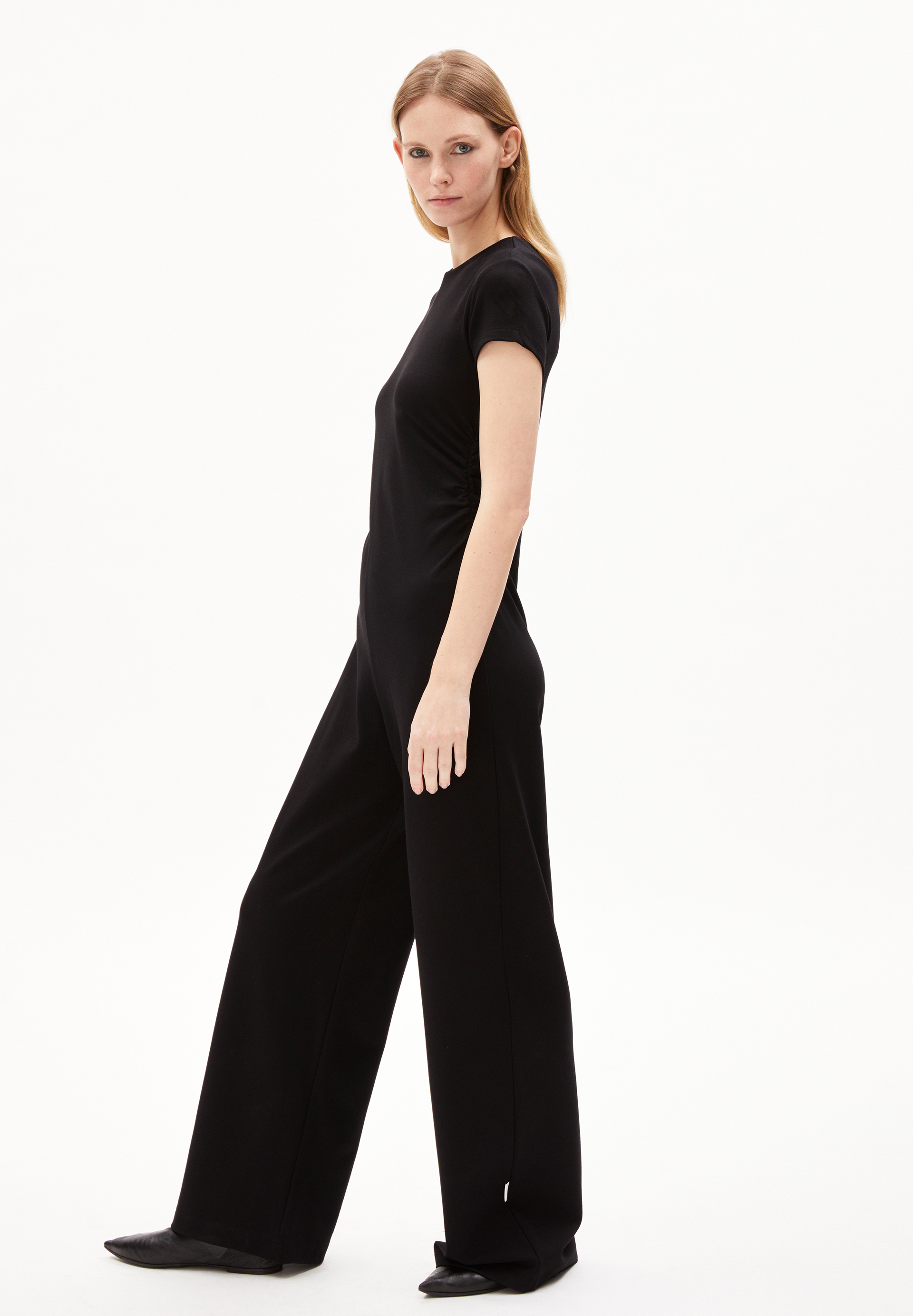 DULCIAA - Frauen Slim Fit Jumpsuit - schwarz