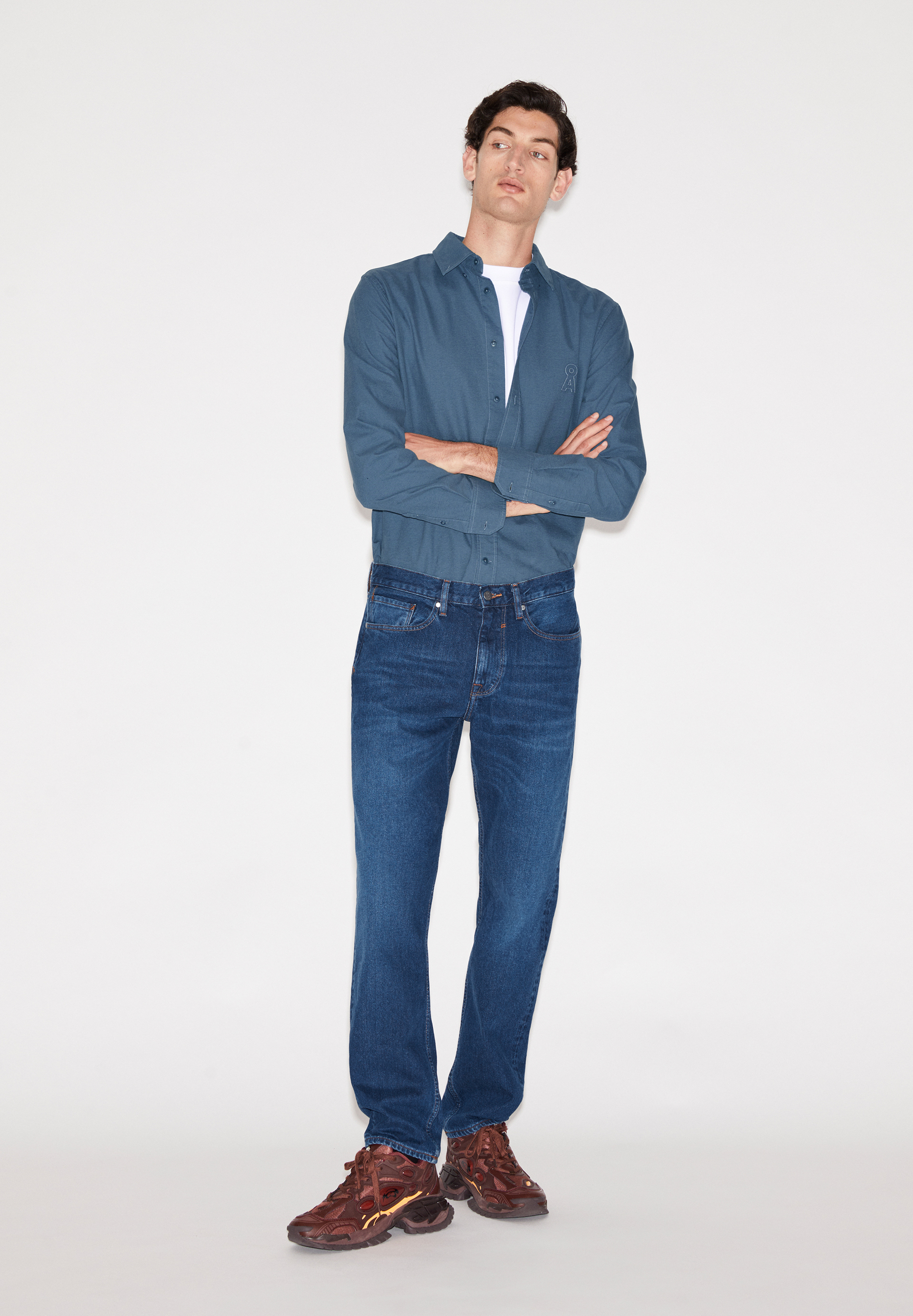 DYLAANO - Männer Regular Fit Jeans - blau