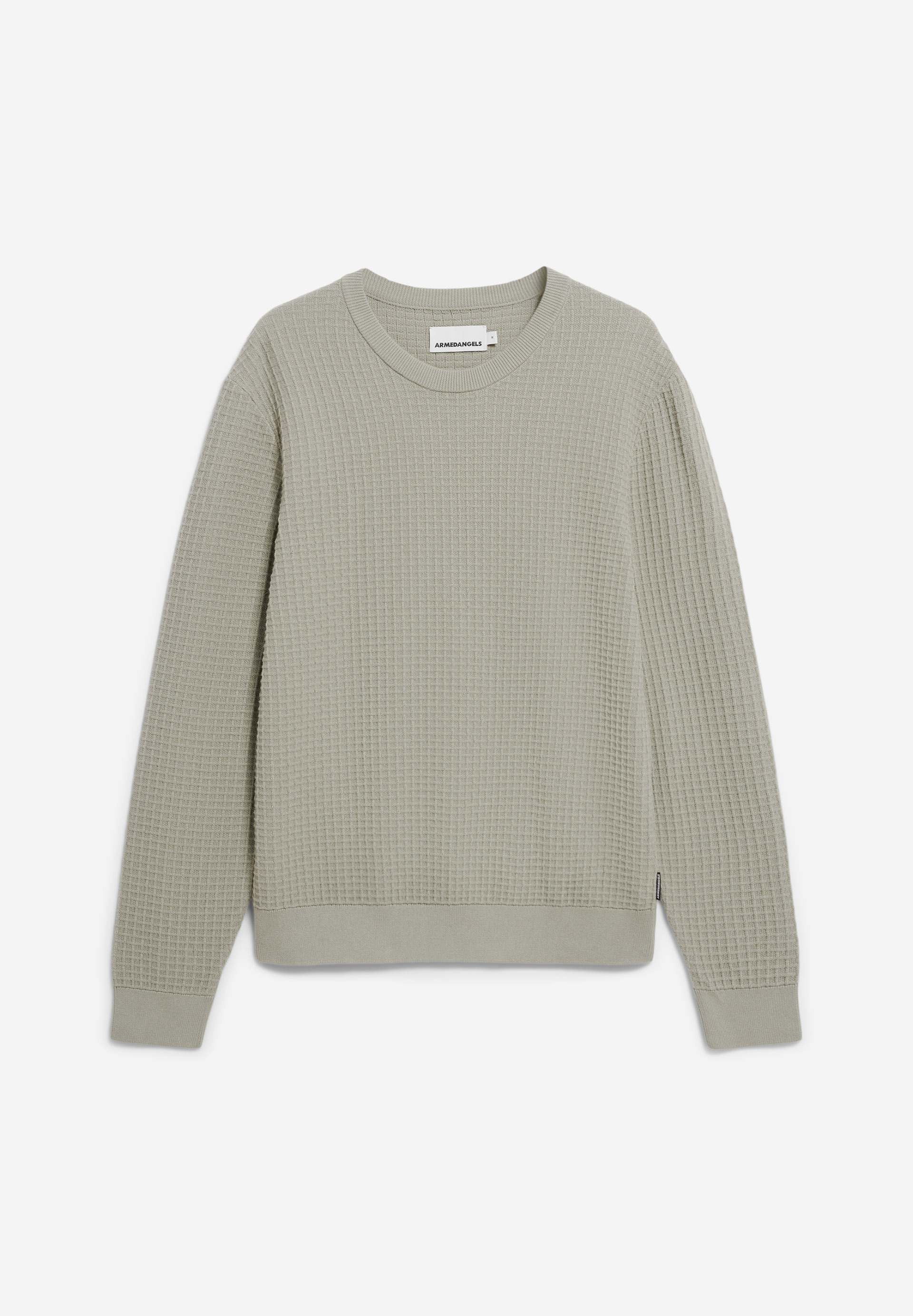 GRAANMO - Männer Regular Fit Strickpullover - grün