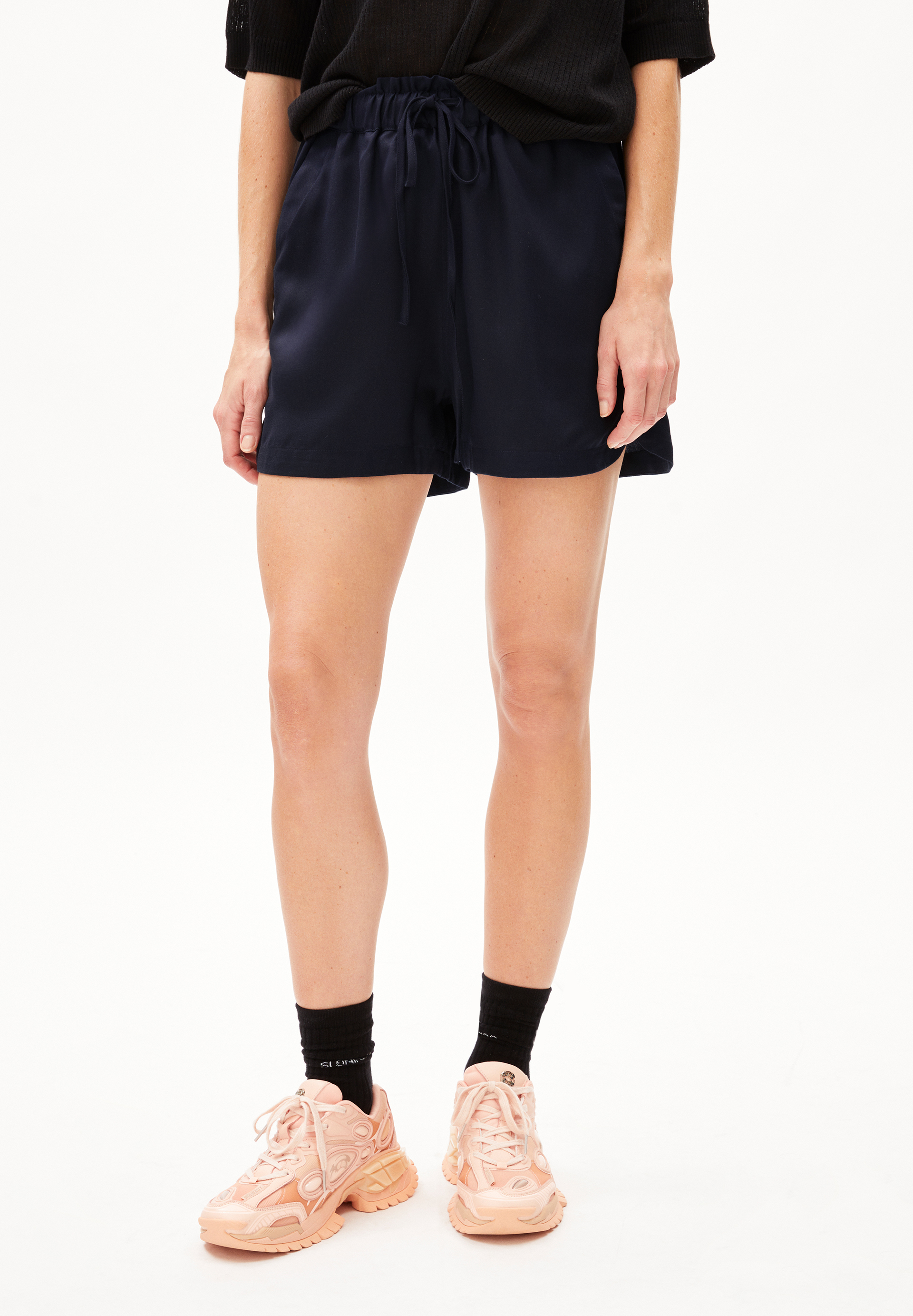 VAANNA - Frauen Relaxed Fit Shorts - blau