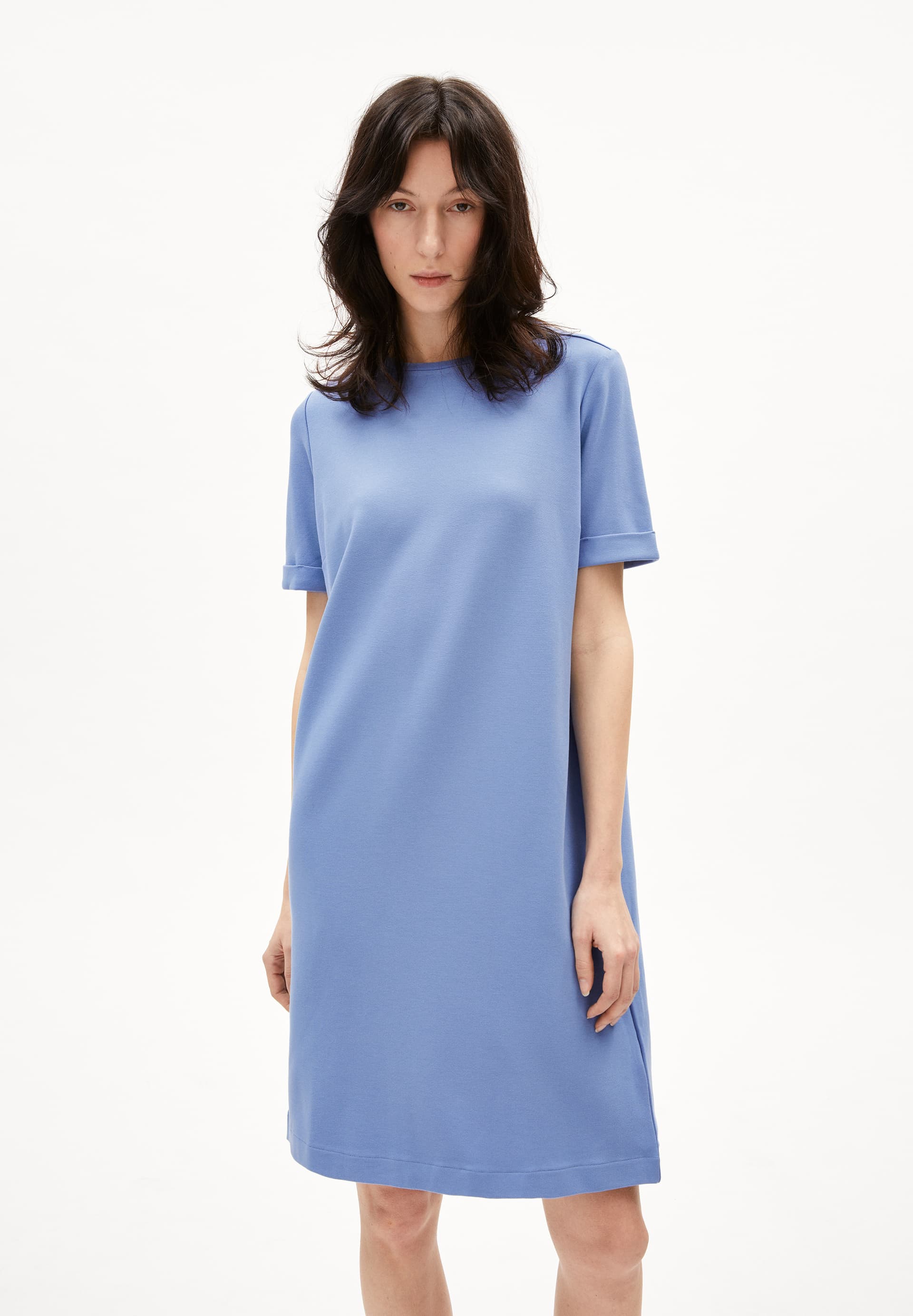 MAAILANA - Frauen Regular Fit Kleid - blau