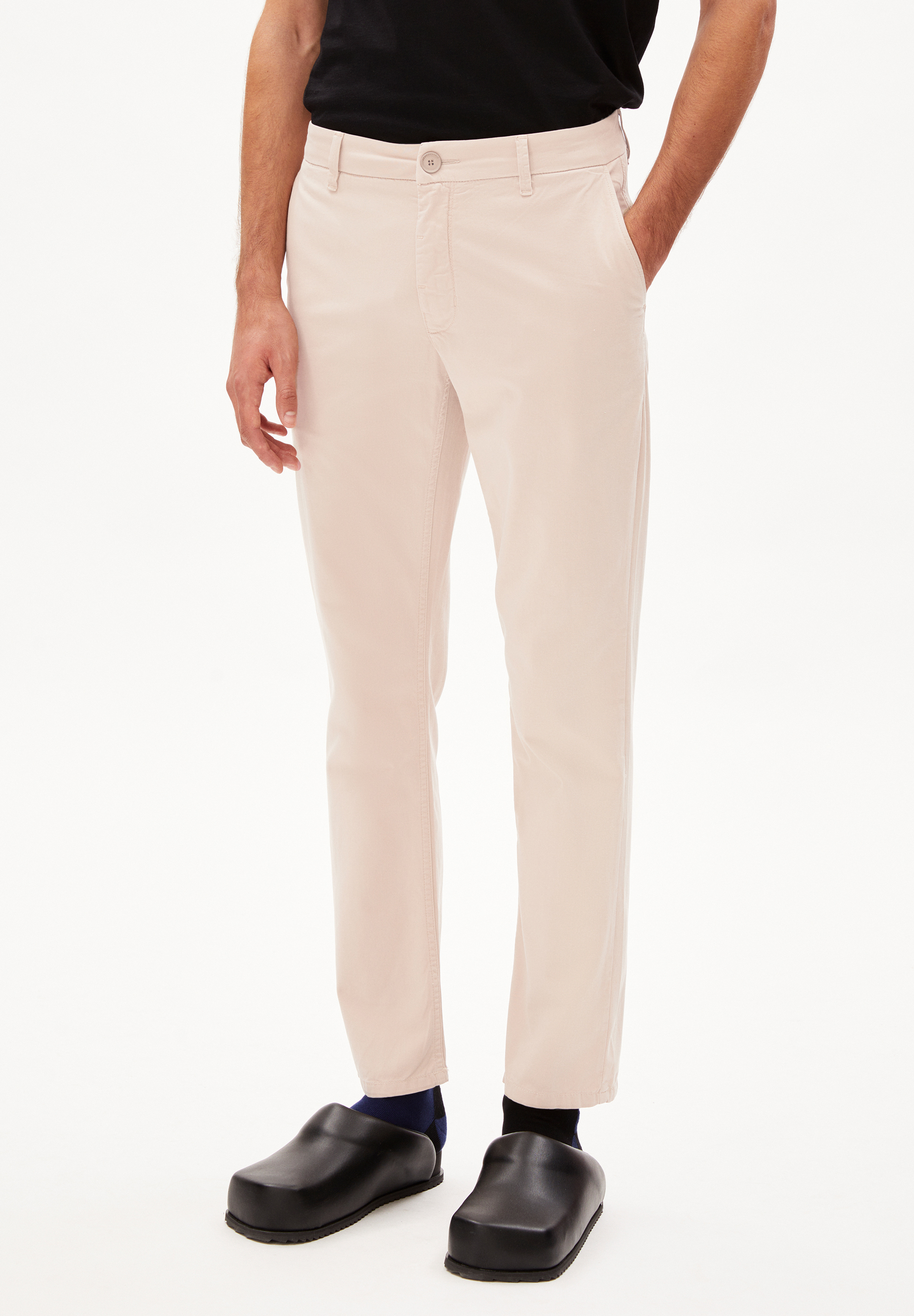 AATHAN - Männer Regular Fit Hose - beige