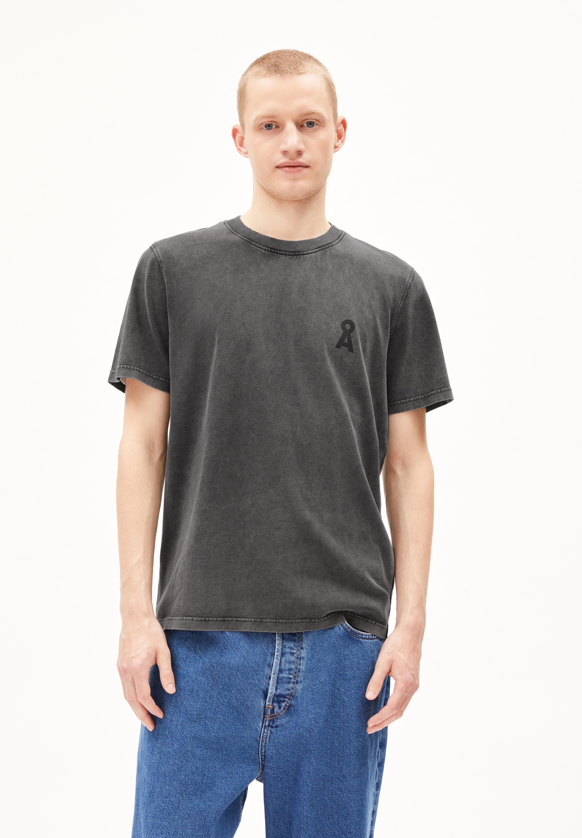 MAARKOS GMT DYE - Männer Relaxed Fit T-Shirt - schwarz