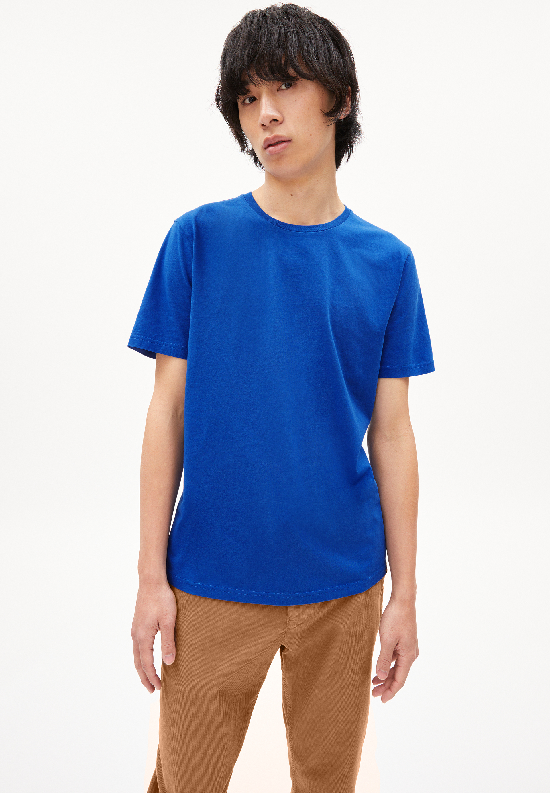 JAAMES - Männer Regular Fit T-Shirt - blau