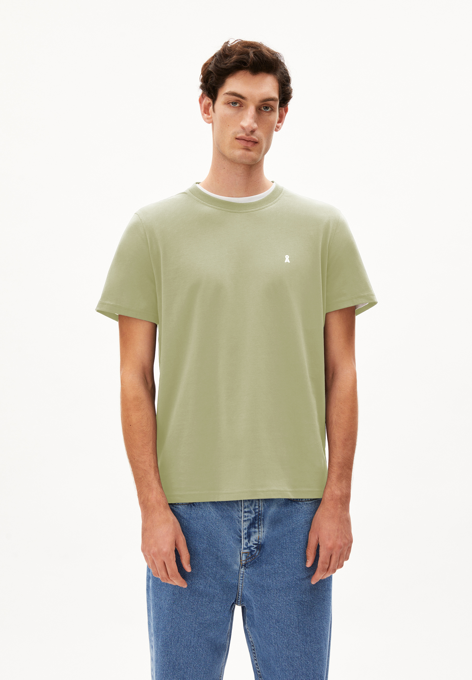 LAARON - Männer Relaxed Fit T-Shirt - grün