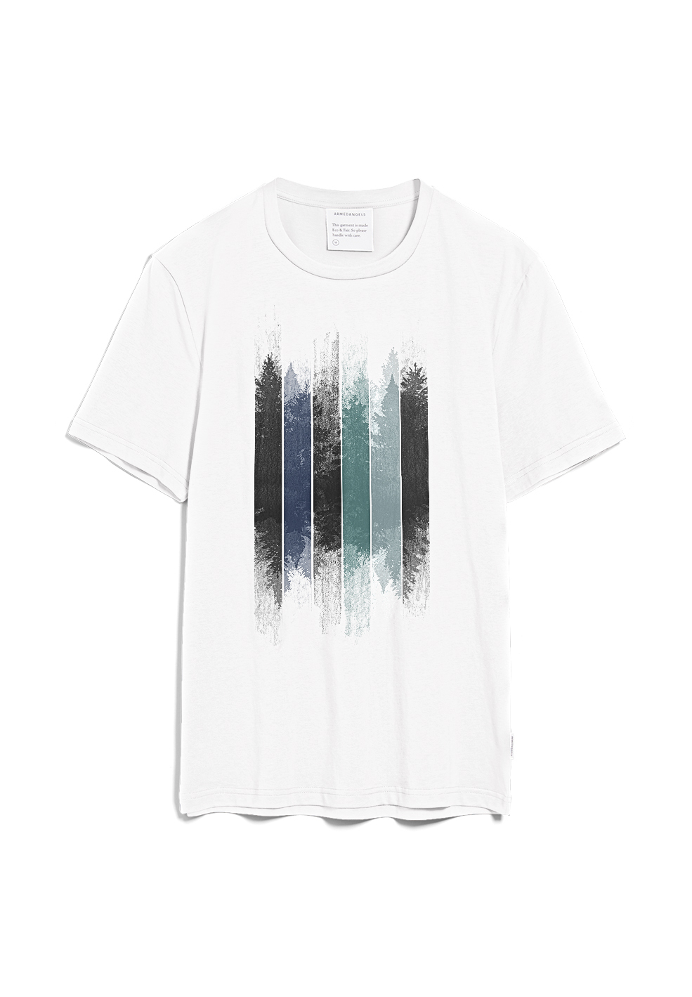 JAAMES PATCHWORK TREES T-shirt en coton bio