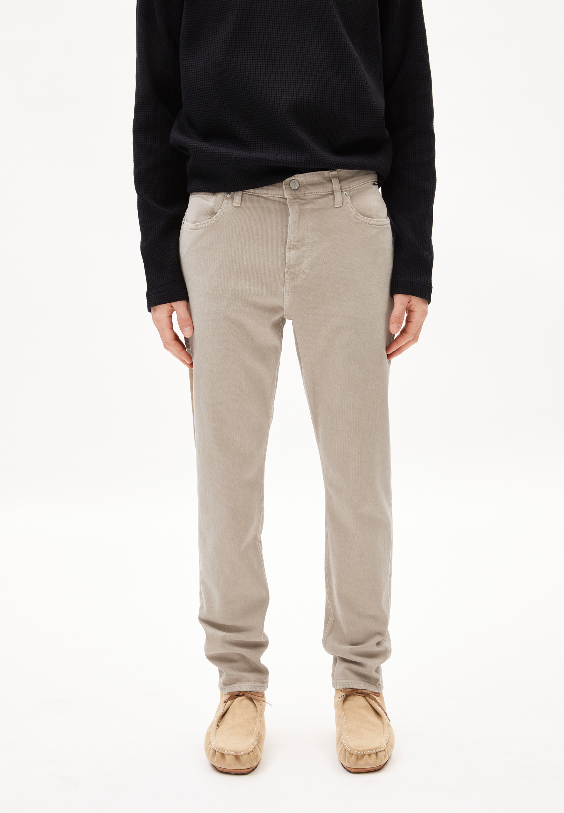 AARJO TARPA - Männer Regular Fit Jeans - beige