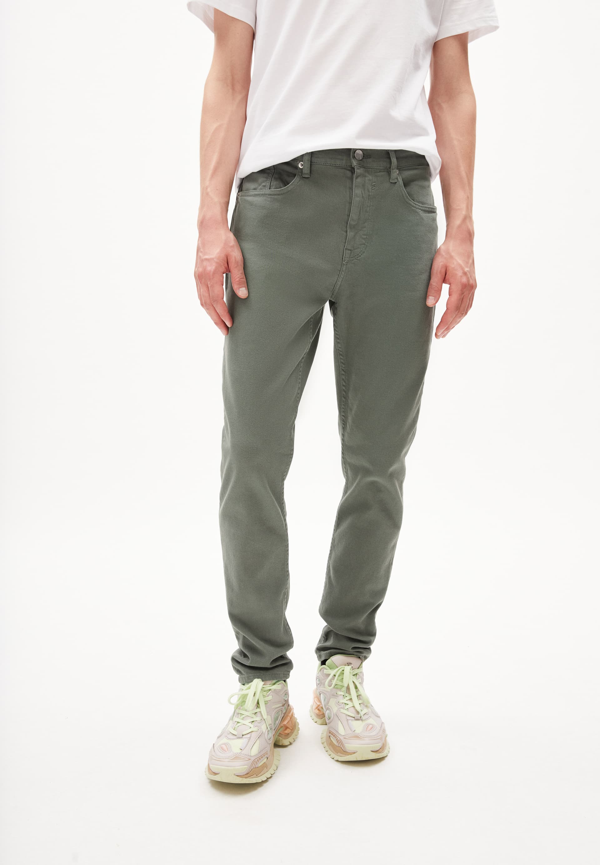 AARJO TARPA GMT DYE - Männer Regular Fit Jeans - grau