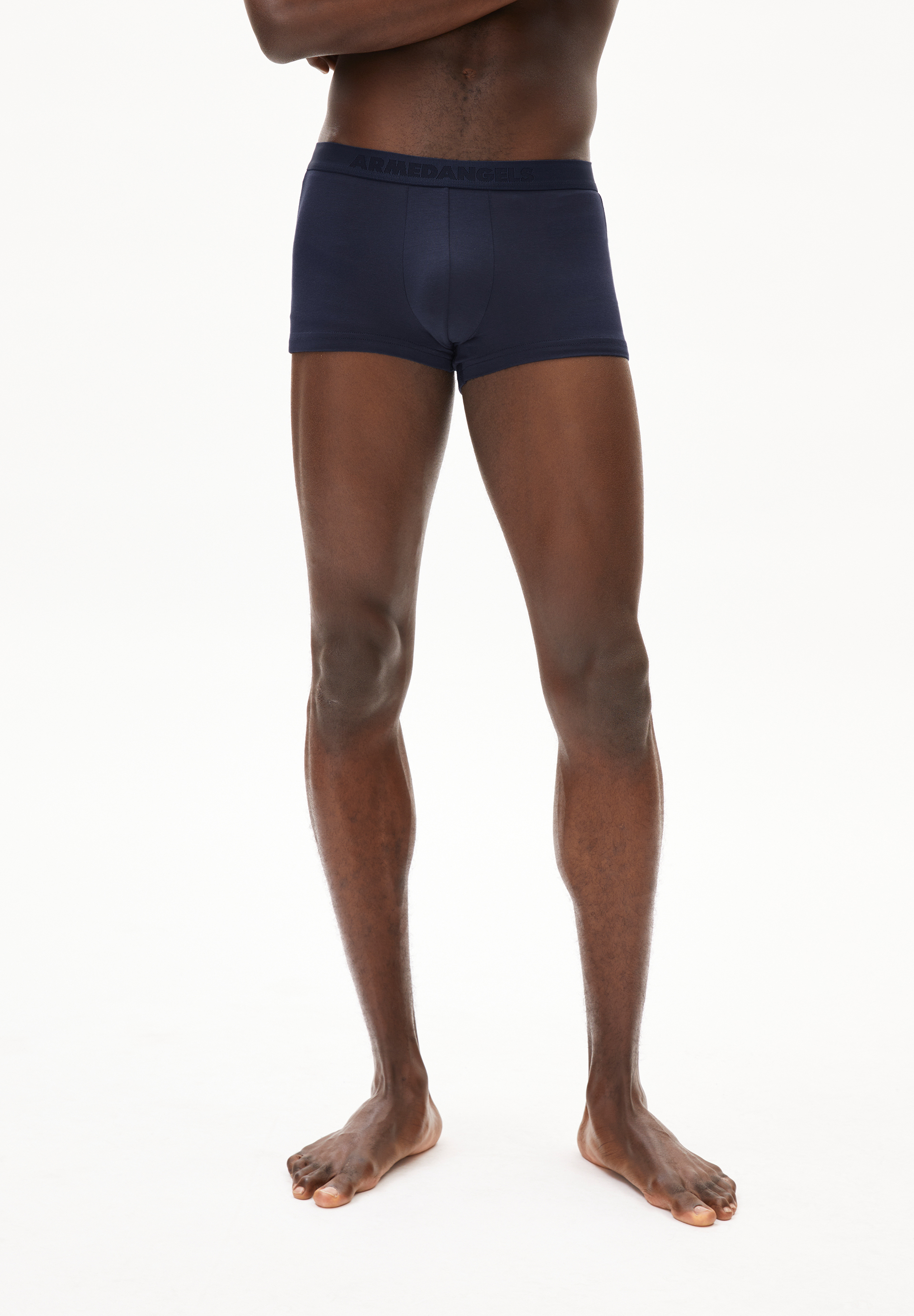 KLAAUS - Männer Fitted Boxer - blau