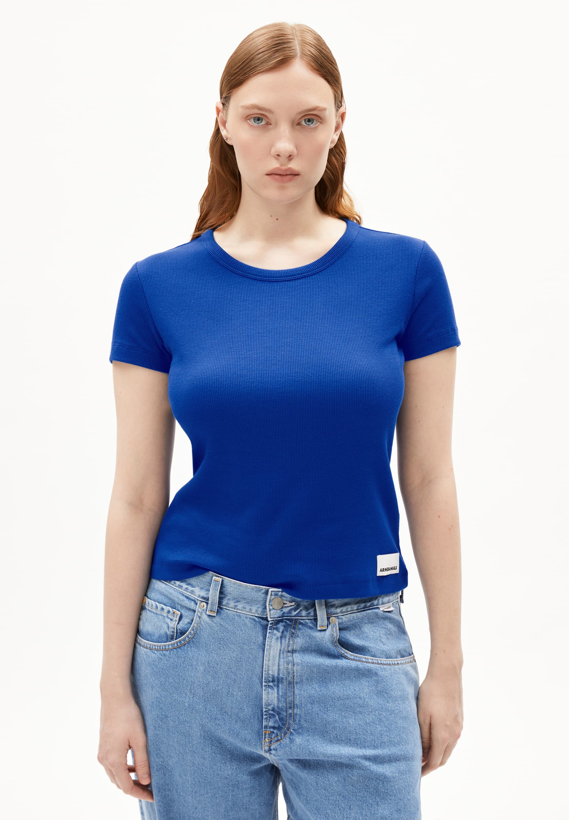 KARDAA - Frauen Slim Fit T-Shirt - blau