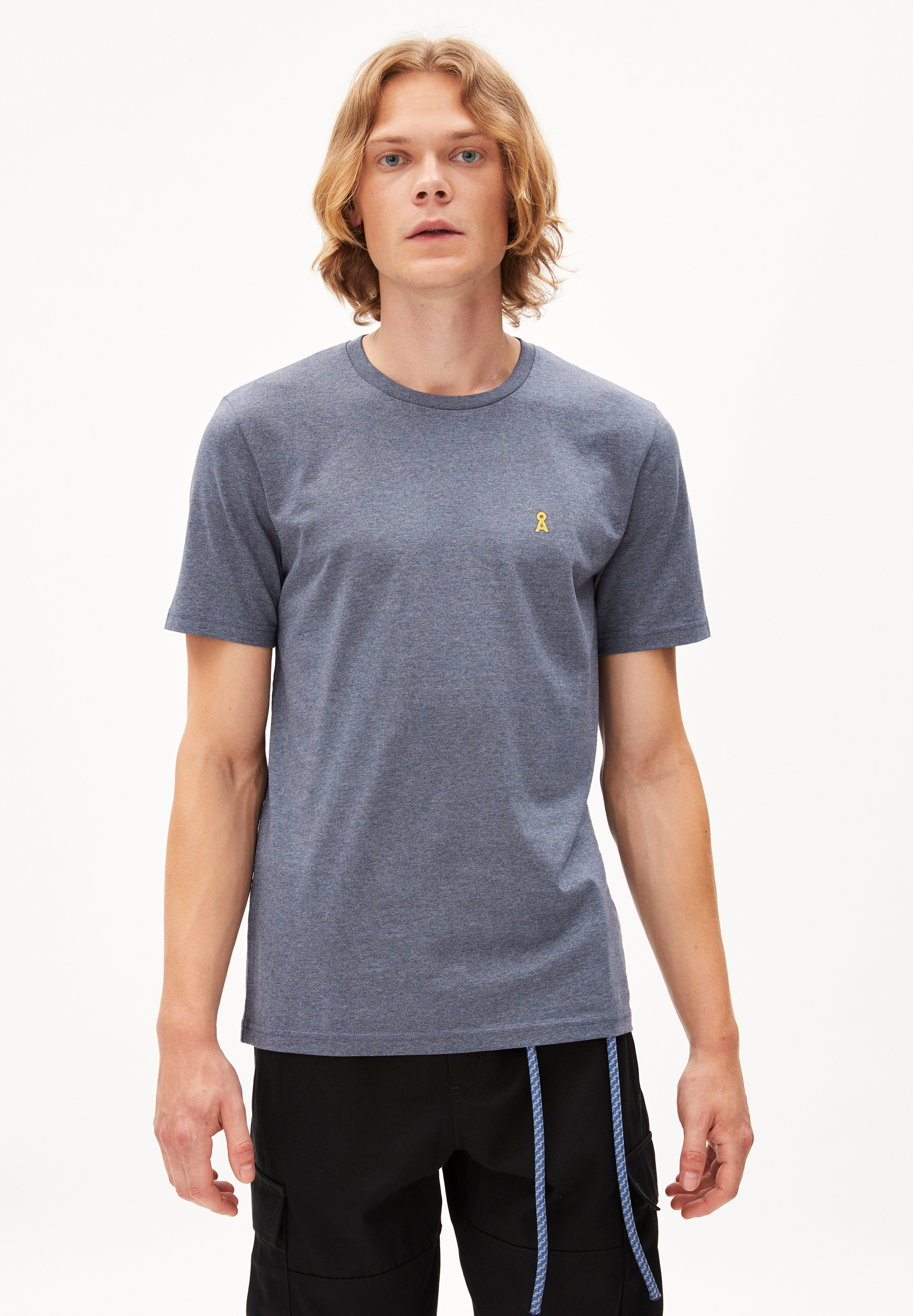 JAAMES CLASSIC - Männer Regular Fit T-Shirt - blau