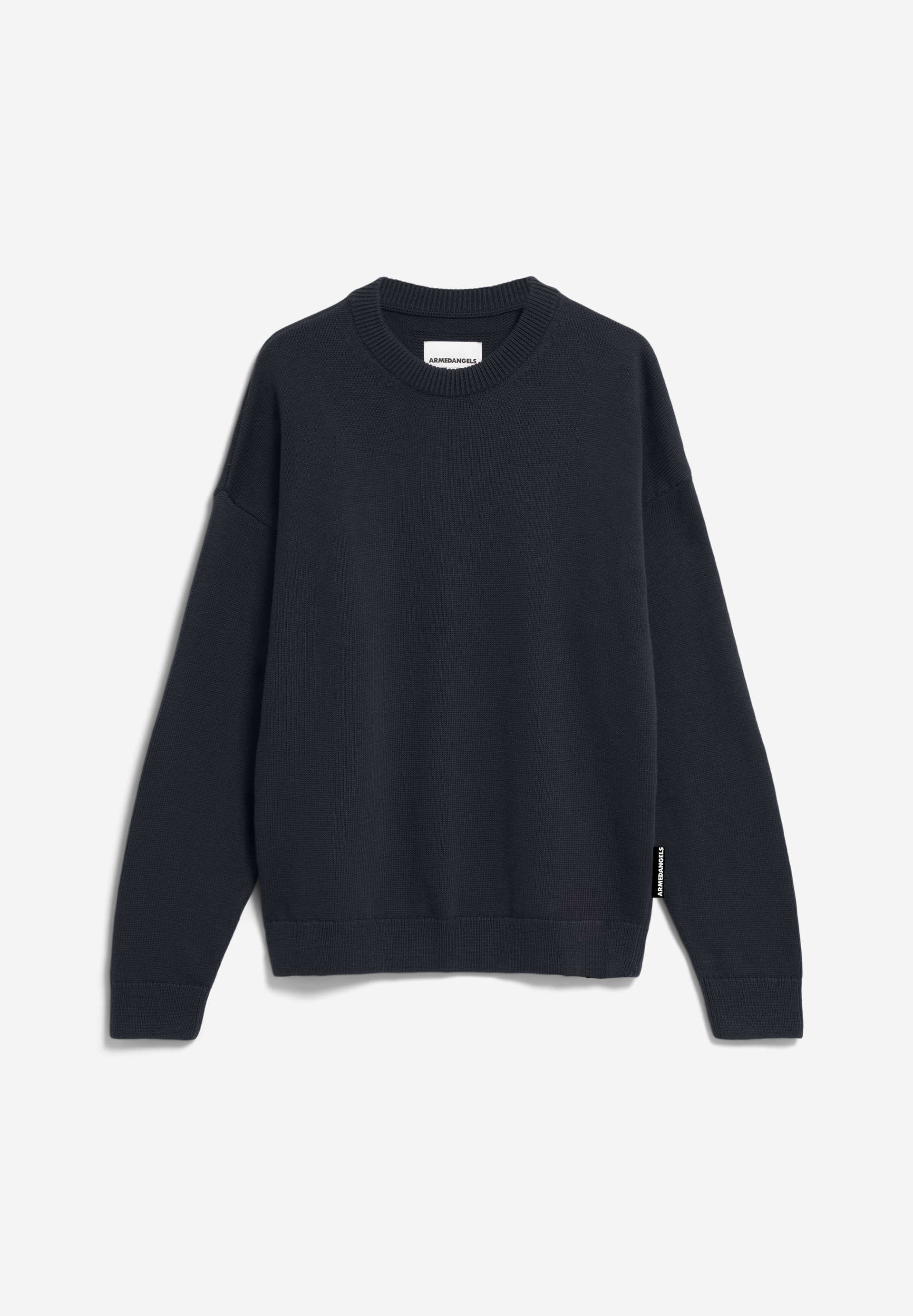 JOVAAN - Männer Relaxed Fit Strickpullover - blau