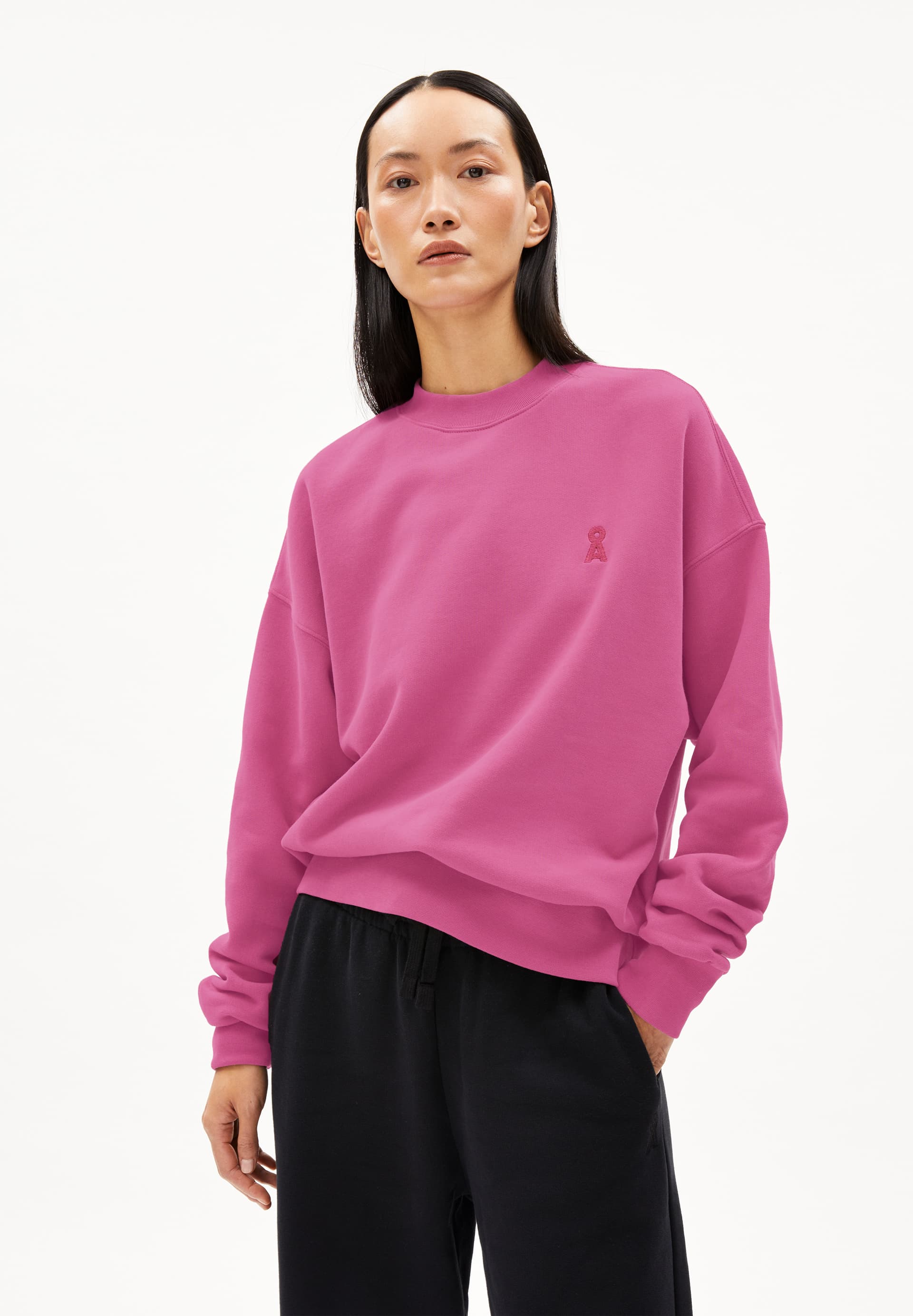 ALIZAA - Frauen Oversized Fit Sweatshirt - rose