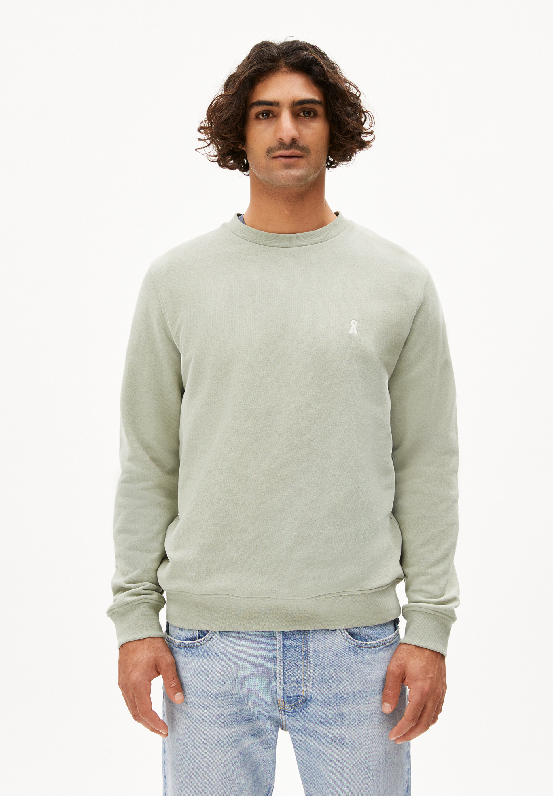 BAARO COMFORT - Männer Regular Fit Sweatshirt - grün