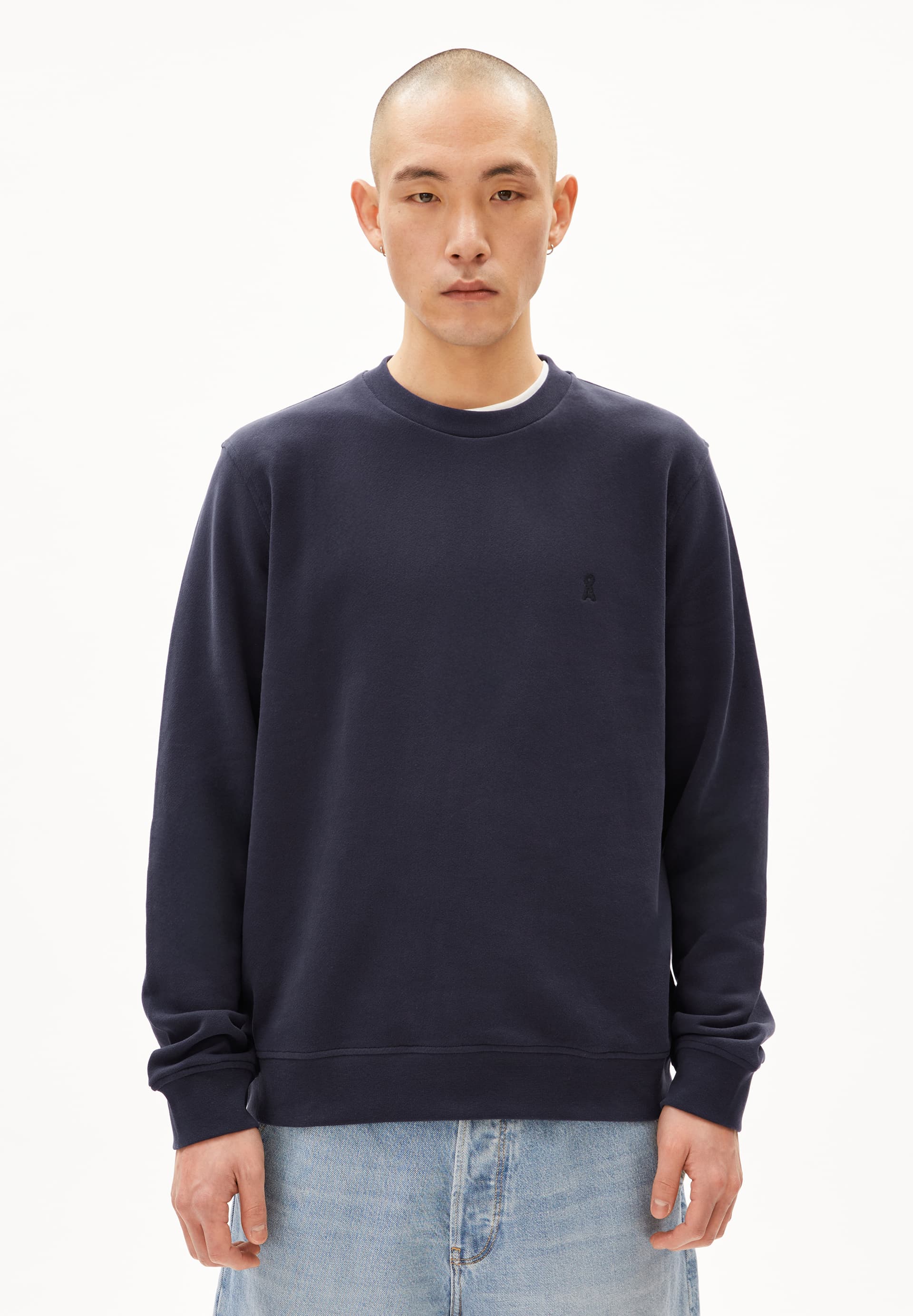 BAARO COMFORT - Männer Regular Fit Sweatshirt - blau