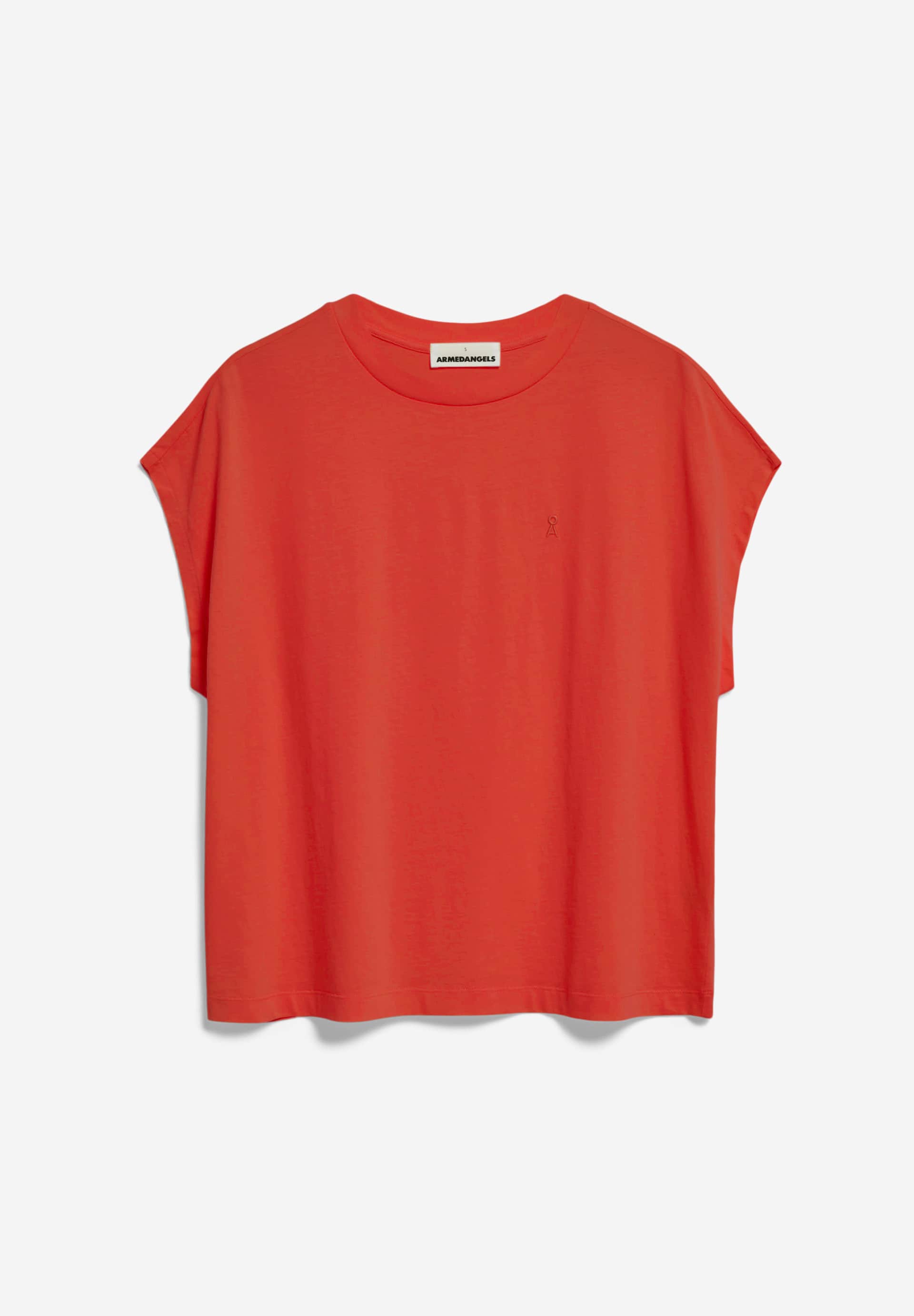 INAARA - Frauen Oversized Fit T-Shirt - orange