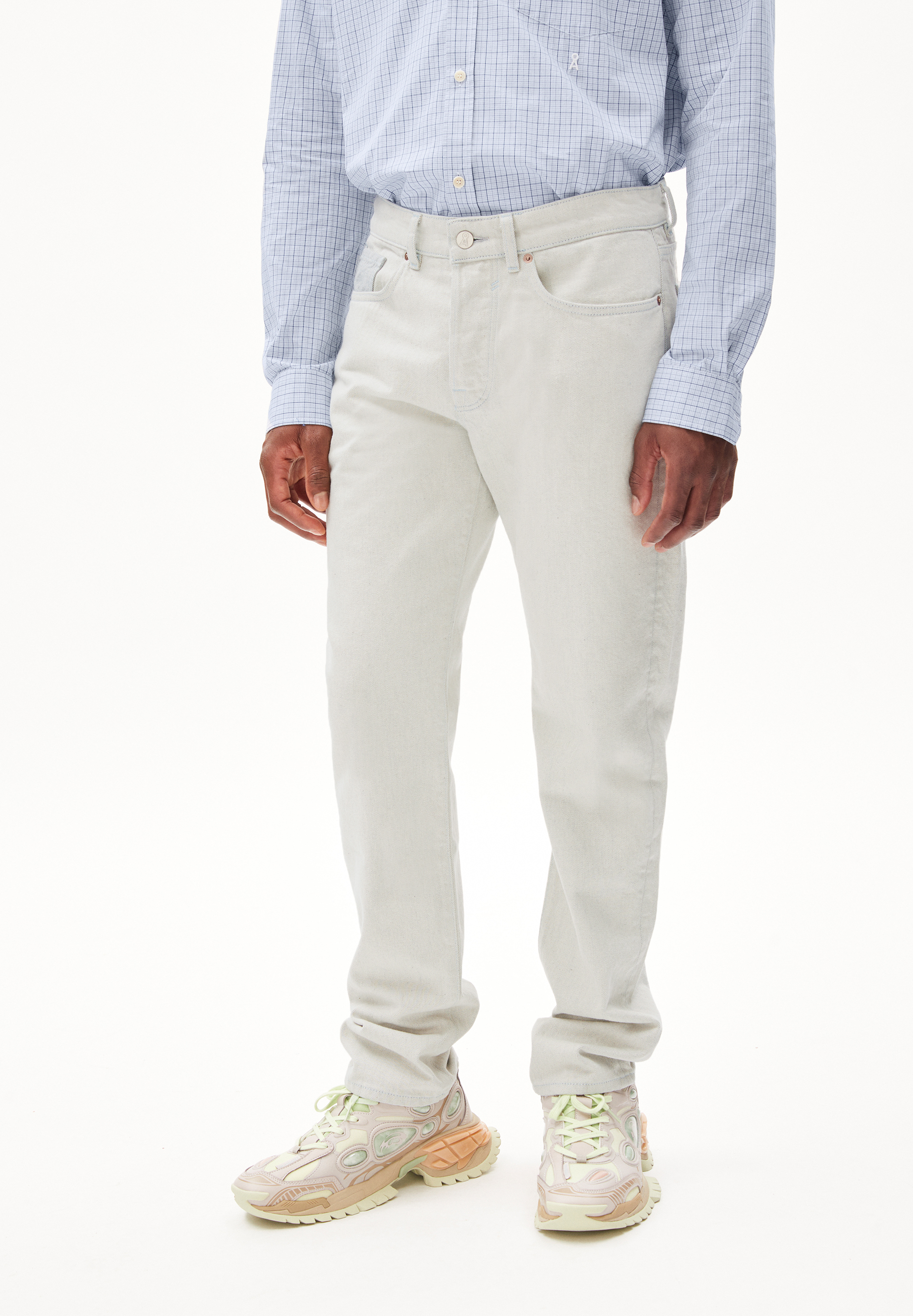 DYLAANO PREMIUM - Männer Regular Fit Jeans - beige