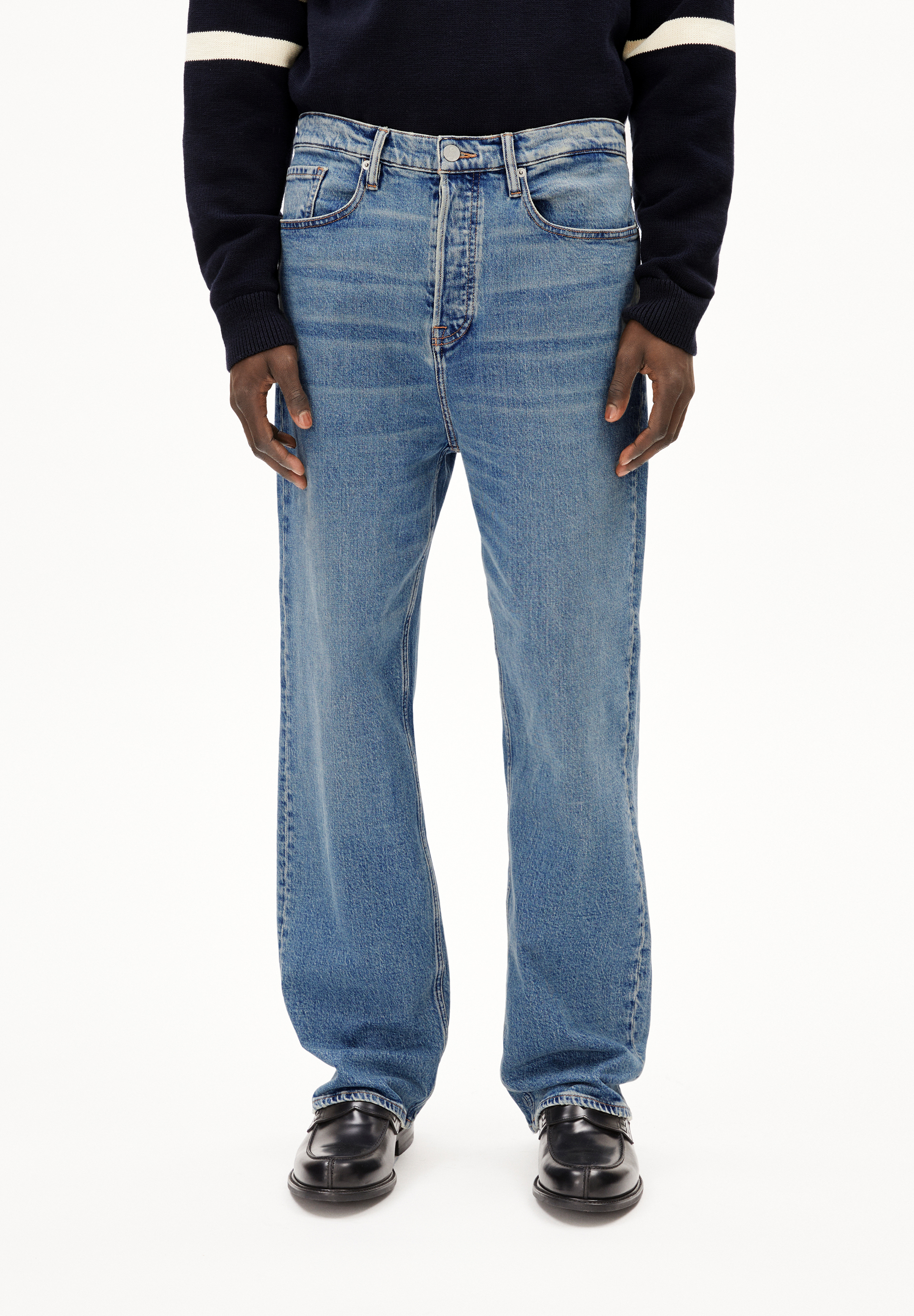 TAATO COMFORT - Männer Baggy Fit Jeans - blau