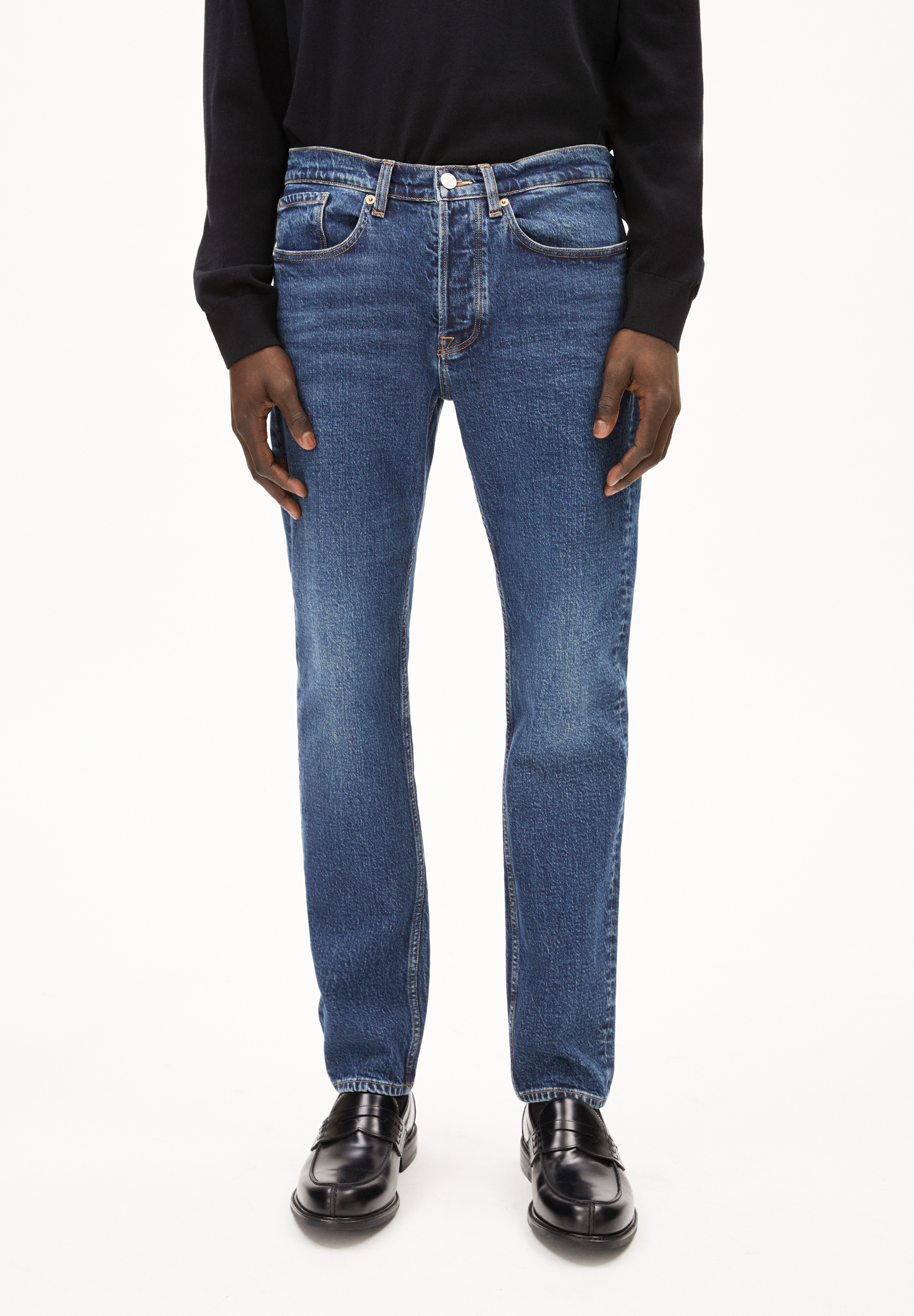 DYLAANO - Männer Regular Fit Jeans - blau