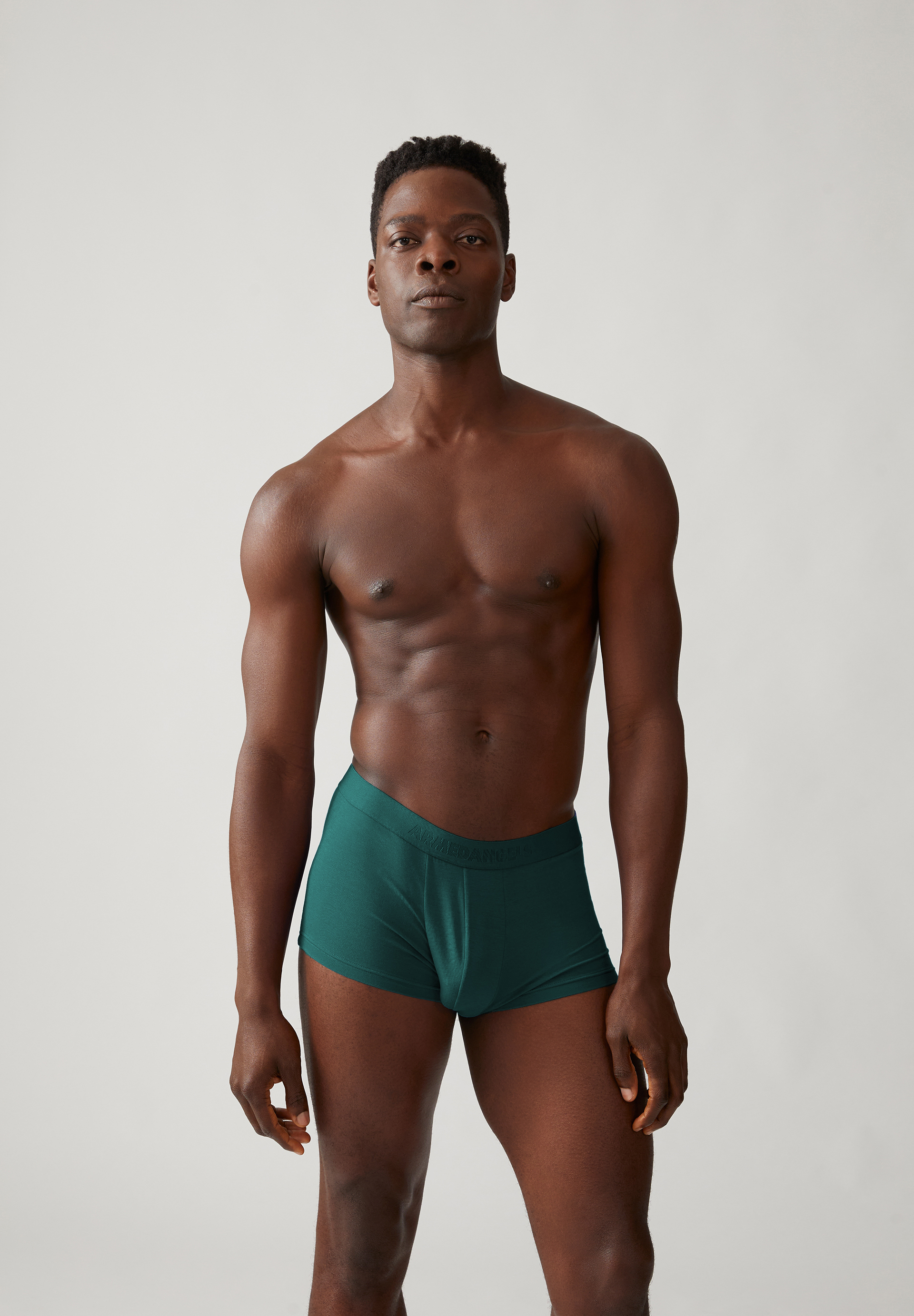 KLAAUS - Männer Fitted Boxer - grün