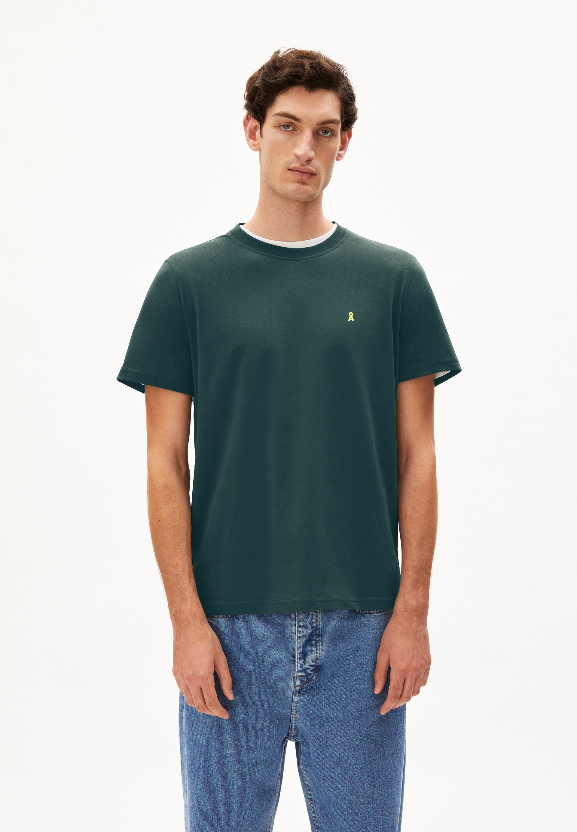 LAARON - Männer Relaxed Fit T-Shirt - grün