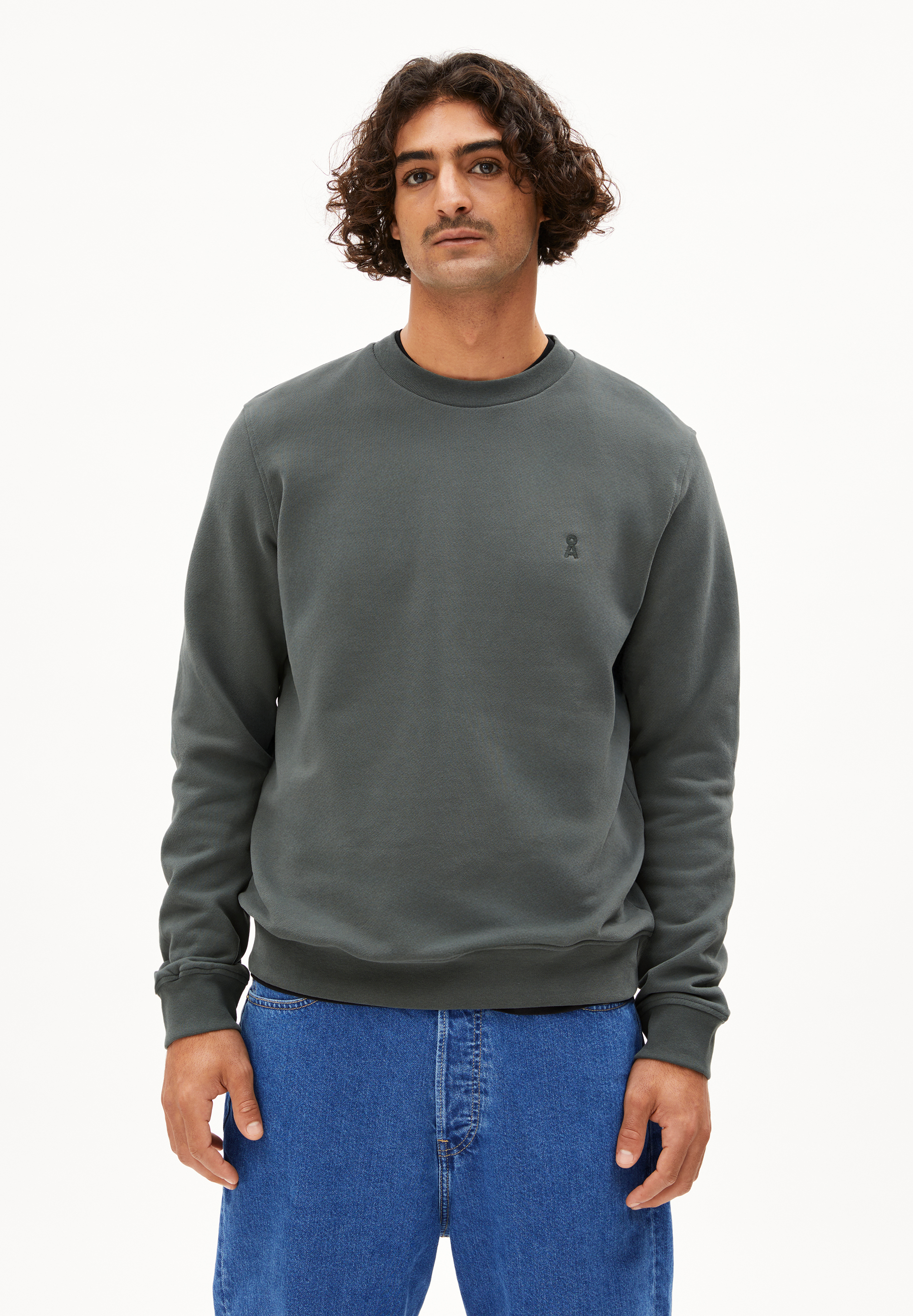 BAARO COMFORT - Männer Regular Fit Sweatshirt - grau